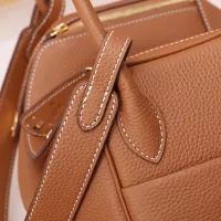 Cheap Hermes AAA Quality Handbags In Gold For Women #1332239 Replica Wholesale [$165.00 USD] [ITEM#1332239] on Replica Hermes AAA Quality Handbags