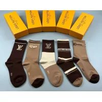 Cheap Louis Vuitton LV Socks For Women #1332413 Replica Wholesale [$29.00 USD] [ITEM#1332413] on Replica Louis Vuitton LV Socks
