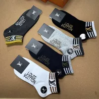 Cheap Louis Vuitton LV Socks For Men #1332414 Replica Wholesale [$25.00 USD] [ITEM#1332414] on Replica Louis Vuitton LV Socks