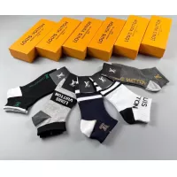 Cheap Louis Vuitton LV Socks For Men #1332479 Replica Wholesale [$25.00 USD] [ITEM#1332479] on Replica Louis Vuitton LV Socks