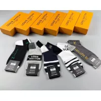 Cheap Louis Vuitton LV Socks For Men #1332479 Replica Wholesale [$25.00 USD] [ITEM#1332479] on Replica Louis Vuitton LV Socks