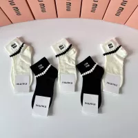 Cheap MIU MIU Socks #1332496 Replica Wholesale [$29.00 USD] [ITEM#1332496] on Replica MIU MIU Socks