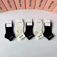 Cheap MIU MIU Socks #1332497 Replica Wholesale [$29.00 USD] [ITEM#1332497] on Replica MIU MIU Socks