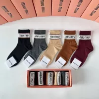 Cheap MIU MIU Socks #1332509 Replica Wholesale [$27.00 USD] [ITEM#1332509] on Replica MIU MIU Socks