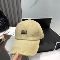 Cheap MIU MIU Caps #1332521 Replica Wholesale [$25.00 USD] [ITEM#1332521] on Replica MIU MIU Caps