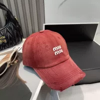 Cheap MIU MIU Caps #1332524 Replica Wholesale [$25.00 USD] [ITEM#1332524] on Replica MIU MIU Caps