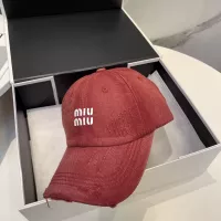Cheap MIU MIU Caps #1332524 Replica Wholesale [$25.00 USD] [ITEM#1332524] on Replica MIU MIU Caps