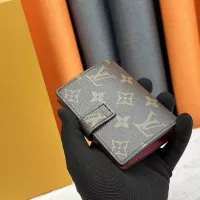 Cheap Louis Vuitton LV Card Case In Rose Red #1332877 Replica Wholesale [$45.00 USD] [ITEM#1332877] on Replica Louis Vuitton LV Wallets