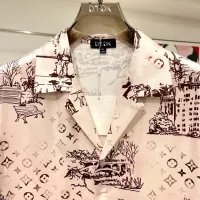 Cheap Louis Vuitton LV Tracksuits Short Sleeved For Men #1333394 Replica Wholesale [$76.00 USD] [ITEM#1333394] on Replica Louis Vuitton LV Tracksuits
