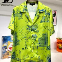 Cheap Louis Vuitton LV Tracksuits Short Sleeved For Men #1333396 Replica Wholesale [$76.00 USD] [ITEM#1333396] on Replica Louis Vuitton LV Tracksuits