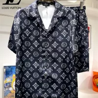 Cheap Louis Vuitton LV Tracksuits Short Sleeved For Men #1333397 Replica Wholesale [$76.00 USD] [ITEM#1333397] on Replica Louis Vuitton LV Tracksuits