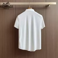 Cheap Hermes Shirts Short Sleeved For Men #1333416 Replica Wholesale [$52.00 USD] [ITEM#1333416] on Replica Hermes Shirts
