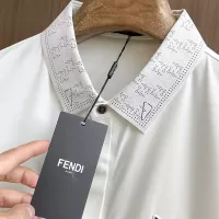 Cheap Fendi Shirts Short Sleeved For Men #1333420 Replica Wholesale [$52.00 USD] [ITEM#1333420] on Replica Fendi Shirts