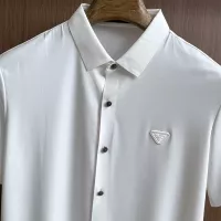 Cheap Prada Shirts Short Sleeved For Men #1333426 Replica Wholesale [$52.00 USD] [ITEM#1333426] on Replica Prada Shirts