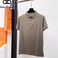 Cheap Salvatore Ferragamo T-Shirts Short Sleeved For Men #1333448 Replica Wholesale [$48.00 USD] [ITEM#1333448] on Replica Salvatore Ferragamo T-Shirts