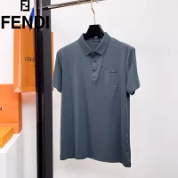 Cheap Fendi T-Shirts Short Sleeved For Men #1333460 Replica Wholesale [$48.00 USD] [ITEM#1333460] on Replica Fendi T-Shirts