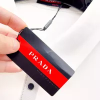 Cheap Prada T-Shirts Short Sleeved For Men #1333473 Replica Wholesale [$48.00 USD] [ITEM#1333473] on Replica Prada T-Shirts