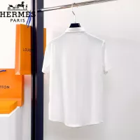 Cheap Hermes Shirts Short Sleeved For Men #1333500 Replica Wholesale [$52.00 USD] [ITEM#1333500] on Replica Hermes Shirts
