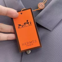 Cheap Hermes Shirts Short Sleeved For Men #1333502 Replica Wholesale [$52.00 USD] [ITEM#1333502] on Replica Hermes Shirts