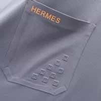 Cheap Hermes Shirts Short Sleeved For Men #1333502 Replica Wholesale [$52.00 USD] [ITEM#1333502] on Replica Hermes Shirts
