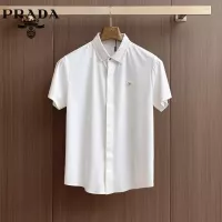 Cheap Prada Shirts Short Sleeved For Men #1333526 Replica Wholesale [$52.00 USD] [ITEM#1333526] on Replica Prada Shirts