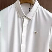 Cheap Prada Shirts Short Sleeved For Men #1333526 Replica Wholesale [$52.00 USD] [ITEM#1333526] on Replica Prada Shirts