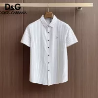 Cheap Dolce &amp; Gabbana D&amp;G Shirts Short Sleeved For Men #1333530 Replica Wholesale [$52.00 USD] [ITEM#1333530] on Replica Dolce &amp; Gabbana D&amp;G Shirts
