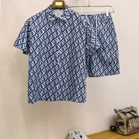 Cheap Fendi Tracksuits Short Sleeved For Men #1333562 Replica Wholesale [$64.00 USD] [ITEM#1333562] on Replica Fendi Tracksuits