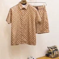 Cheap Louis Vuitton LV Tracksuits Short Sleeved For Men #1333587 Replica Wholesale [$64.00 USD] [ITEM#1333587] on Replica Louis Vuitton LV Tracksuits