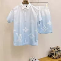 Cheap Louis Vuitton LV Tracksuits Short Sleeved For Men #1333594 Replica Wholesale [$64.00 USD] [ITEM#1333594] on Replica Louis Vuitton LV Tracksuits