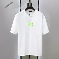Cheap MIU MIU T-Shirts Short Sleeved For Unisex #1333613 Replica Wholesale [$42.00 USD] [ITEM#1333613] on Replica MIU MIU T-Shirts