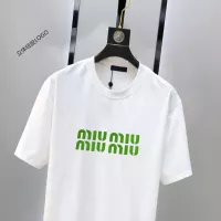 Cheap MIU MIU T-Shirts Short Sleeved For Unisex #1333641 Replica Wholesale [$42.00 USD] [ITEM#1333641] on Replica MIU MIU T-Shirts