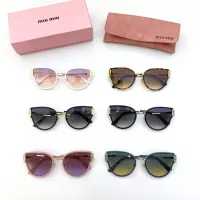 Cheap MIU MIU AAA Quality Sunglasses #1333718 Replica Wholesale [$60.00 USD] [ITEM#1333718] on Replica MIU MIU AAA Sunglasses