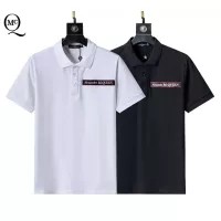 Cheap Alexander McQueen T-shirts Short Sleeved For Men #1333755 Replica Wholesale [$32.00 USD] [ITEM#1333755] on Replica Alexander McQueen T-shirts