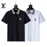 Cheap Louis Vuitton LV T-Shirts Short Sleeved For Men #1333778 Replica Wholesale [$32.00 USD] [ITEM#1333778] on Replica Louis Vuitton LV T-Shirts