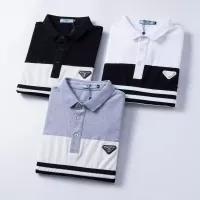 Cheap Prada T-Shirts Short Sleeved For Men #1333827 Replica Wholesale [$32.00 USD] [ITEM#1333827] on Replica Prada T-Shirts