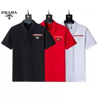 Cheap Prada T-Shirts Short Sleeved For Men #1333834 Replica Wholesale [$32.00 USD] [ITEM#1333834] on Replica Prada T-Shirts