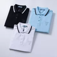Cheap Prada T-Shirts Short Sleeved For Men #1333837 Replica Wholesale [$32.00 USD] [ITEM#1333837] on Replica Prada T-Shirts