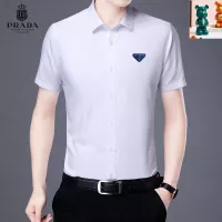 Cheap Prada Shirts Short Sleeved For Unisex #1334186 Replica Wholesale [$38.00 USD] [ITEM#1334186] on Replica Prada Shirts