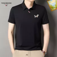 Cheap Thom Browne TB T-Shirts Short Sleeved For Men #1334400 Replica Wholesale [$34.00 USD] [ITEM#1334400] on Replica Thom Browne TB T-Shirts