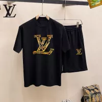 Cheap Louis Vuitton LV Tracksuits Short Sleeved For Men #1334688 Replica Wholesale [$48.00 USD] [ITEM#1334688] on Replica Louis Vuitton LV Tracksuits