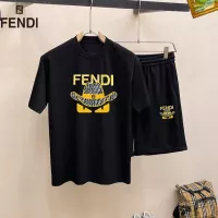 Cheap Fendi Tracksuits Short Sleeved For Men #1334699 Replica Wholesale [$48.00 USD] [ITEM#1334699] on Replica Fendi Tracksuits