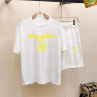 Cheap Balmain Tracksuits Short Sleeved For Men #1334708 Replica Wholesale [$48.00 USD] [ITEM#1334708] on Replica Balmain Tracksuits