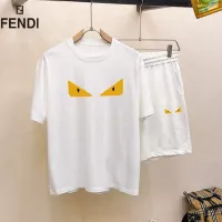 Cheap Fendi Tracksuits Short Sleeved For Men #1334710 Replica Wholesale [$48.00 USD] [ITEM#1334710] on Replica Fendi Tracksuits