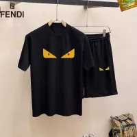 Cheap Fendi Tracksuits Short Sleeved For Men #1334711 Replica Wholesale [$48.00 USD] [ITEM#1334711] on Replica Fendi Tracksuits