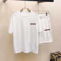 Cheap Prada Tracksuits Short Sleeved For Men #1334726 Replica Wholesale [$48.00 USD] [ITEM#1334726] on Replica Prada Tracksuits