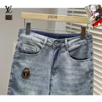 Cheap Louis Vuitton LV Jeans For Men #1334765 Replica Wholesale [$40.00 USD] [ITEM#1334765] on Replica Louis Vuitton LV Jeans