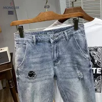 Cheap Moncler Jeans For Men #1334769 Replica Wholesale [$40.00 USD] [ITEM#1334769] on Replica Moncler Jeans