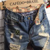 Cheap Louis Vuitton LV Jeans For Men #1334782 Replica Wholesale [$40.00 USD] [ITEM#1334782] on Replica Louis Vuitton LV Jeans