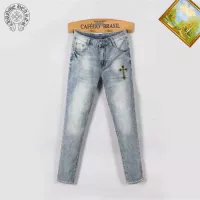 Cheap Chrome Hearts Jeans For Men #1334812 Replica Wholesale [$48.00 USD] [ITEM#1334812] on Replica Chrome Hearts Jeans